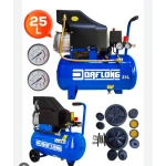 DAFLONG Profesyonel Hızlı Motor 25 Lt Sessi̇z Yağsiz Hava Kompresörü