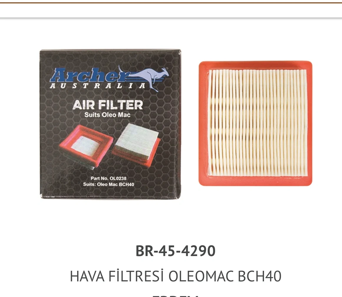 img_4131 HAVA FİLTRESİ OLEOMAC BCH40 - Görsel 1