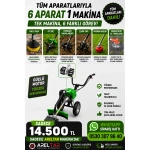 6 APARATLI OT BİÇME TEKERLEKLİ - Görsel 2