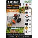 ARELTAR YENİ NESİL MARŞLI TIRPAN 2.5 HP 7 APARATLI