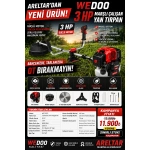 WEDOO MARŞLI 3 HP YAN TIRPAN