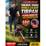 ARELTAR YENİ NESİL MARŞLI 2.8 HP TEKERLİ TIRPAN