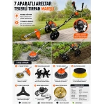 ARELTAR YENİ NESİL 7 APARSTLI MARŞLI TIRPAN TEKERLİ - Görsel 2