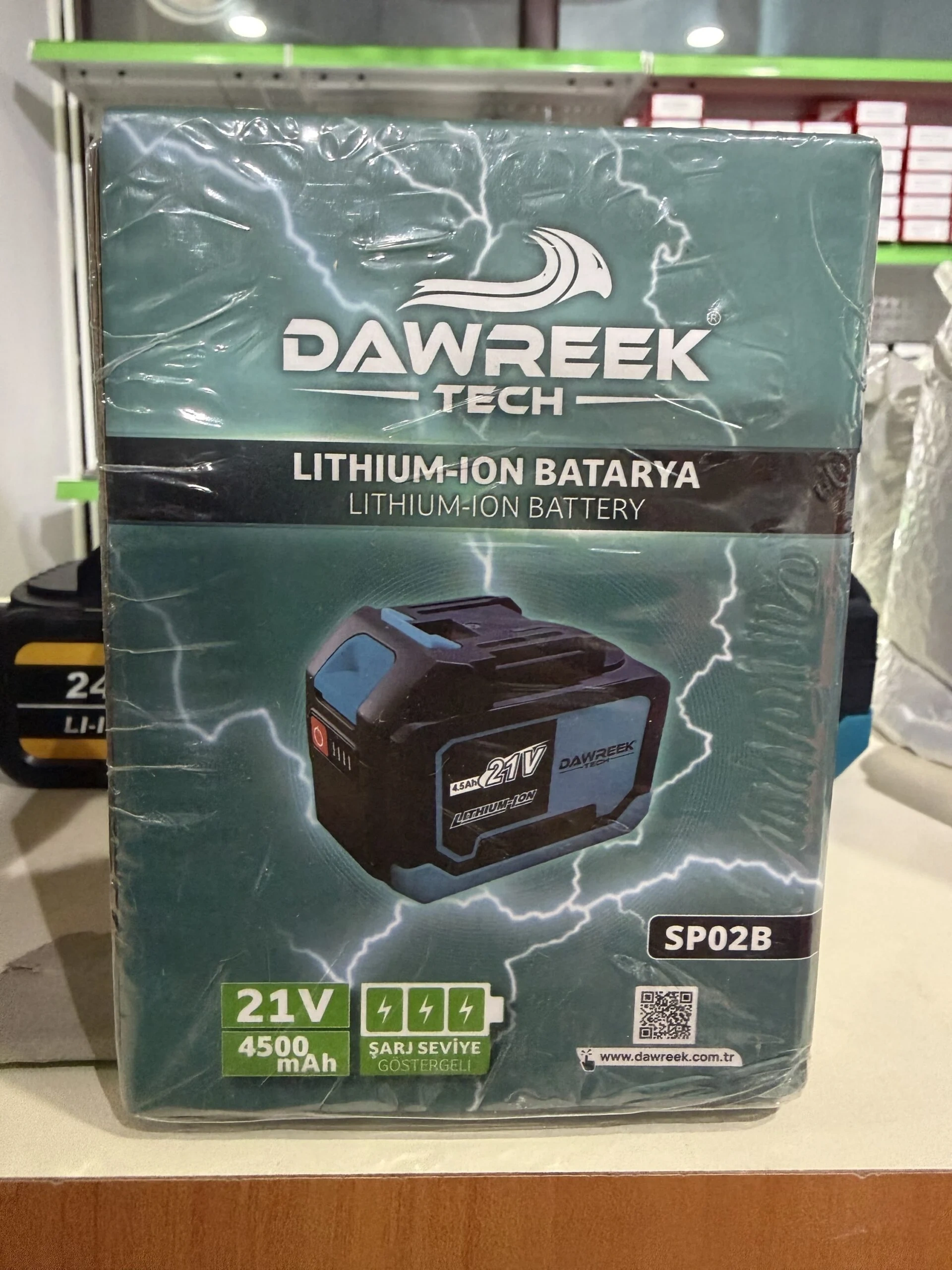 img_3188 DAVREEK 15 PİLLİ 4.5 AH BATARYA - Görsel 1