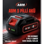 ABM BATARYA 5PİLLİ SU GEÇİRMEZ 4AMPER
