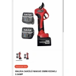 Teknik ÖzelliklerMakas Ağırlığı :	980 gr
Sensör :	Var
Çalışma Süresi :	4 saat X Tek Akü
Şarj Süresi :	2 saat X Tek Akü
Akü Voltaj / Kapasite :	21 V / 4.0 Ah
Kesme Çapı :	1-40 mm