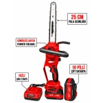 25 CM PALALI OTO YAĞLAMALI AKÜLÜ TESTERE