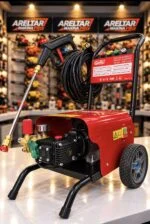 CanFly HPW-CI320 Yüksek Basınçlı Yıkama Makinesi 3200W Tabancalı Tekerlekli Sanayi Tipi 250 bar - Görsel 3