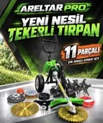 ARELTAR PRO YENİ NESİL 11 PARÇALI TEKERLİ TIRPAN - Görsel 4